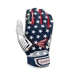 GHOST Softball Batting Glove, Pair, Stars/Stripes, Women's, Small