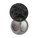 Fox Run Black Marble Double Salt Cellar 4” x 4” x 2.5”