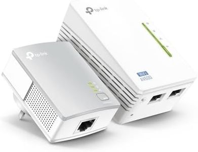 TP-Link 300 Mbps AV600 Wi-Fi Powerline Extender Starter Kit, Powerline Adapter, Wireless Connection, Wi-Fi Auto-Sync (TL-WPA4220KIT)