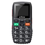 artfone C1 Big Button Basic Senior Mobile Phone,Unlocked Simple Mobile Phone for Elderly,Cheap Dual SIM with SOS Button,1400mAh Battery