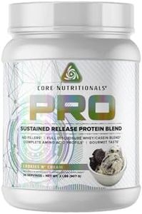 Core Nutritionals Core Pro Cookies N Cream Flavor Sustained Release Protein Blend Powder 907 g