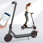 Electric Scooters Adult 8.5" Pneumatic Tires,3 Speed Mode Fast Adult Electric Scooters with APP,ElectricScooter for Teens 120kg Load Folding Escooter Double Braking Scooters for Men Women