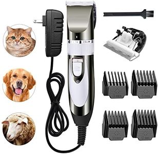 12V Professional Dog Clippers for Grooming, Electric Sheep Shears Pet Grooming Clippers for Thick Coat Heavy Duty Animal Hair Fur Trimmers Shaver
