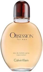 Calvin Klein Obsession for Men Eau de Toilette – Ambery Men's Cologne – With Notes of Bergamot,Mandarin, Lavender & Musk – Luxury Perfumes for Men – Long Lasting Fragrance