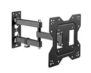 Duramex (TM) Full Motion Cantilever Articulating TV Mount for 23-55 Inches Flat Screen Displays with VESA 100X100, 200X200 Mount Patterns Max Load 30KG / 66 LBS