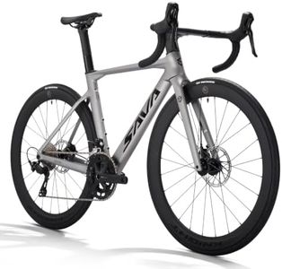 SAVADECK A7L 2026 Carbon Road Bike – T800 Carbon Fiber Frame, with Shimano 105 R7100 24-Speed Groupset, Hydraulic Disc Brake, 700C Racing Bicycle for Men & Women(Gray,54cm)