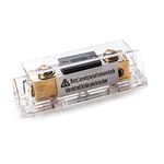 100A Inline ANL fuse holder fits for 0 2 4 Gauge wire including 2 pcs 100A ANL Fuse 1pc Hex key wrench
