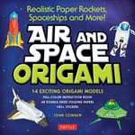 Kit Air and Space Origami Kit: Realistic Paper Rockets, Spaceships and More! [Kit with Origami Book, Folding Papers, 185+ Stickers]