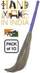 DEALBOOTH Soft Premium Grass Broom Stick for Moduler Home Monkey 555 Plastic Handle Jumbo Size Eco-Friendly Phool Jhadu, jadu, Mop King Kong for All Floor Cleaning 95% dust Free Multicolor Prime