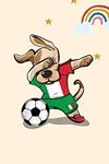 Comic Book - Dog Dabbing Soccer Ita