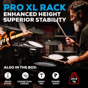 Alesis Nitro Pro XL Electronic Drum Kit – 8-Piece Mesh Set
