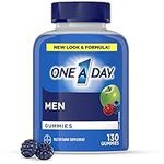 One A Day Men's Multivitamin Gummies - Daily Gummy Vitamins For Men With Vitamin A, C, D, Zinc For Immune And Bone Health, Biotin For Energy Metabolism, Vitamin E, Selenium Antioxidants, 130 Gummies