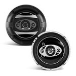 BOSS Audio Systems P65.4C Car Speakers - 350 Watts of Power Per Pair and 175 Watts Each, 6 x 9 Inch, Full Range, 2 Way, Sold in Pairs, Easy Mounting