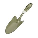 JonesHouseDeco Hand Carbon Steel Trowel Bend-Proof 34.5cm Ergonomic Rust Resistant Gift Soft PVC Handle Little Shovel for Planting, Transplanting, Weeding, Moving and Smoothing Soil #2010