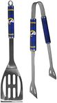 NFL Siskiyou Sports Fan Shop Los Angeles Rams 2 pc Steel BBQ Tool Set One Size Team Color