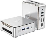 KAMRUI Essenx E2 N150 Mini Pc, Micro pc 16GB DDR4 512GB SSD Mini Computers, Twin Lake-N N150 (Βeat N100, up to 3.6GHz), HDMI+DP1.4 Dual 4K UHD,Gigabit Ethernet,WiFi,BT/Home/Office