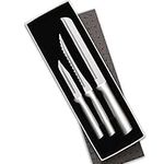 Rada Cutlery Sensational Serrations 3-Piece Kitchen Knife Set Stainless Steel Blade and Aluminum Handles