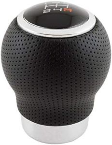 BC Corona - Pomo de cambio con gatillo - 27 mm - Piel negra