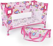 Chyyeerkidd Toy Baby Doll Crib for 