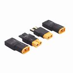 OliRC 4pcs XT60 XT-60 to Traxxas TRX Style Male Female Connector Adapter(C155-4)