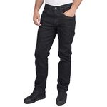 Lee Cooper Mens Lcpnt219 Stretch Denim Work Jean, Black, 34W/29L UK