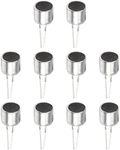 Fielect 10Pcs 6050P-54DB Electret Microphone Pickup 6mm x 5mm Cylindrical Condenser MIC with Pins