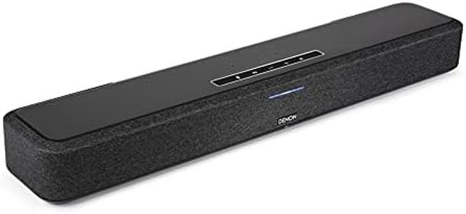 Denon Home Sound Bar 550 kompakte Heimkino Soundbar mit Dolby Atmos, DTS:X, Alexa Built-in, WLAN, Bluetooth, AirPlay 2, HEOS Built-in, HDMI eARC, 4K Ultra-HD, Dolby Vision, HDR10, Schwarz