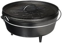 Lodge Boy Scouts of America Cast Iron Camp Dutch Oven, Pre-Seasoned, 6-Quart