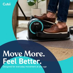 Cubii Move Under Desk Elliptical – Compact Seated Exercise Machine