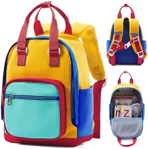 kibachev Mochila Escolar Niño/Niña, Mochila Bebe 10l,Mochila Infantil 1-2-3 Años, Mochila Bebe Guarderia con Correa Pectoral,Mochila Preescolar