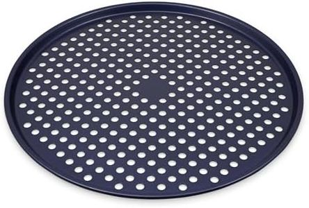 Zyliss Durable Non-Stick Pizza Tray | Carbon Steel | Dark Blue | Pizza Tray/Bakeware | Dishwasher Safe | 5 Year Guarantee…