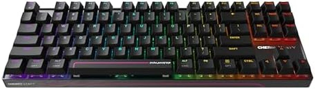 CHERRY XTRFY MX 8.2 Pro TMR Wireless | Magnetic Gaming Keyboard with TMR Technology | 8000Hz | Hot Swappable TKL RGB Mechanical (Black)