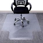 AiBOB Chair Mat for Low Pile Carpet Floors, Flat without Curling, 36 X 48 in, Office Carpeted Floor Mats for Computer Chairs Desk