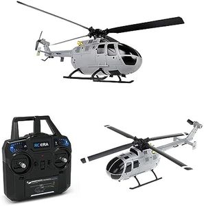 Remote Control Helicopter,4CH RC Helicopter RTF with Aileronless Design and 6-Axis Gyro, Modularized Battery, One-Key Takeoff/Landing, Altitude Hold, for Adults Gift