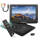 MAGOFLY Portable DVD Player with 14.1 Large Screen for Home