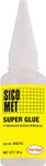 Sicomet Super Glue, Instant Bonding Adhesive 20g, general purpose, ethyl, plastic, elastomer, metal