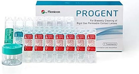 Menicon Progent Biweekly Contact Lens Cleaner - Removes Protein Deposits (7 Treatments)