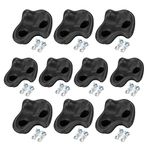 10Pcs mbing Wall Holds, Kids Wall Rock Climbing Stone Hardware with Mounting Hardware Screws,Plastic Children's Sports Equipment Children's Sports Equipment Rock Climbing Holds