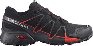 Salomon Speedcross Vario 2 Women's Trail Running Shoes, All surface grip, Foothold, and Protection, Black, 6