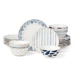 Lenox 895680 Blue Bay 24-Piece Dinnerware Set, Service for 8