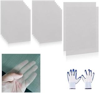 YUKKOEOQ 16 Pcs 13x9 (33cmx23cm) 40 Mesh 304 Stainless Steel Wire Mesh Sheet, Rustproof Metal Mesh Sheet Screen for DIY Crafts, Vent Covers, Garden Fencing, Window Protection & Industrial Filters