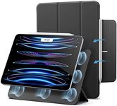 ESR for iPad Pro 11 inch Case, Rebound Magnetic Case,iPad pro case 11 inch (2022/2021/2020), Convenient Magnetic Attachment, Two-Way Stand, Full Pencil 2 Support,Auto Sleep/Wake, Black