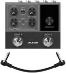 Valeton Looper Pedal Dual Track Stereo Looper for Guitar, Bass, Keyboard, Vocals Drum Machine 99 Project Storage Spaces Software Support VLP-200