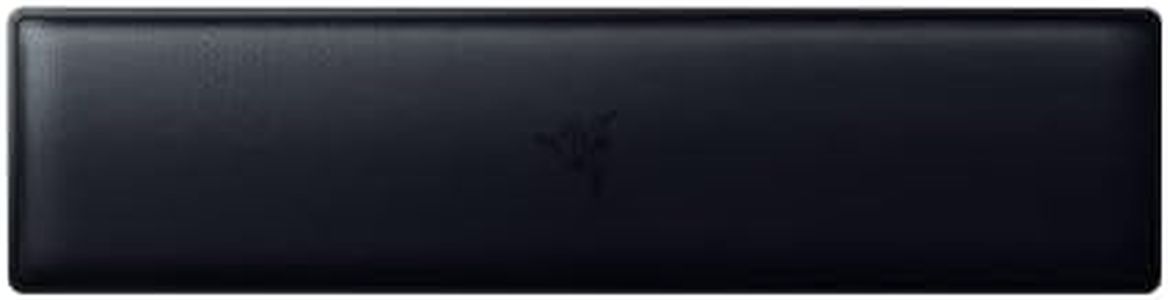 Razer poggiapolsi ergonomico (Tenkeyless) - Per tastiere tenkeyless con cuscino in similpelle in memory foam (piedini in gomma antiscivolo, design ergonomico) Nero