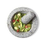 Fox Run 3867 Molcajete Mortar and Pestle, Granite Black