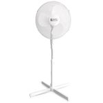 Sedol Pedestal Fan - 16" Inch Oscillating Fan with 3 Speed, Adjustable Height, and Tilting Head - Portable Tall Cooling Standing Fan - Quiet Operation Electric Fan Cooling for Home and Office (White)