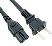 MaxLLTo Replacement Power Cord 2 Prong AC Cable for Sony Bravia TV KDL-32R300B KDL-32R330B KDL-40R350B KDL-40R380B 6 Feet (Black)