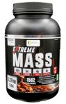 Extreme Mass gainer muscle builder, 5 lbs (2.27 kg) low sugar high calories for intense workouts (Salted Caramel)