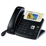 Yealink SIP-T32GN Professional, Gigabit IP, Power over Ethernet Corded Phone, 3 Inch TFT-LCD Colour Display (400 x 240px), Dual Port, HD Voice, TI Aries Chipset, TI Voice Engine