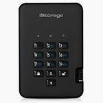 iStorage diskAshur2 SSD 256GB Black - Secure portable solid state drive - Password protected - Dust & water resistant - Hardware Encryption